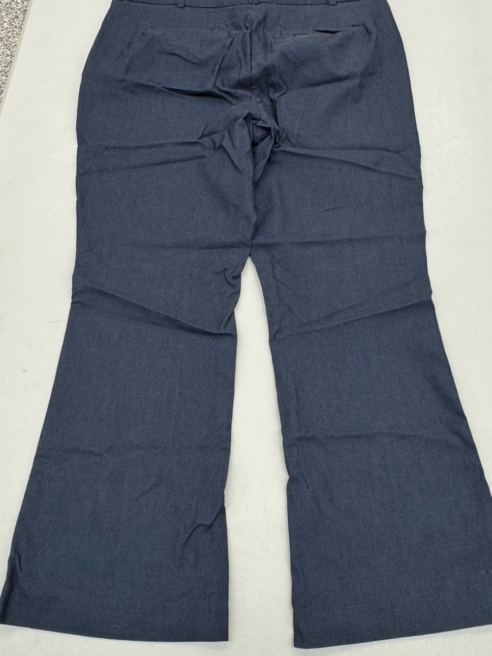 Lane Bryant Navy Flare Wide Leg Trousers pants size 14 short petite - Picture 4 of 4